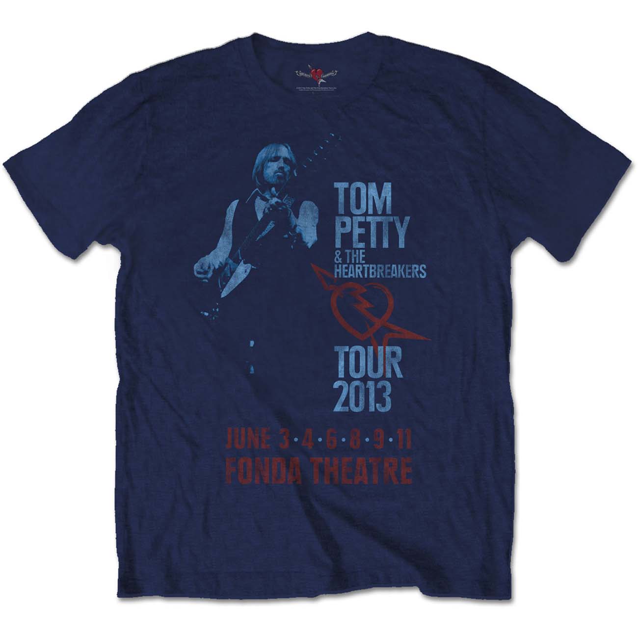 TOM PETTY &amp; THE HEARTBREAKERS Attractive T-Shirt, Fonda Theatre