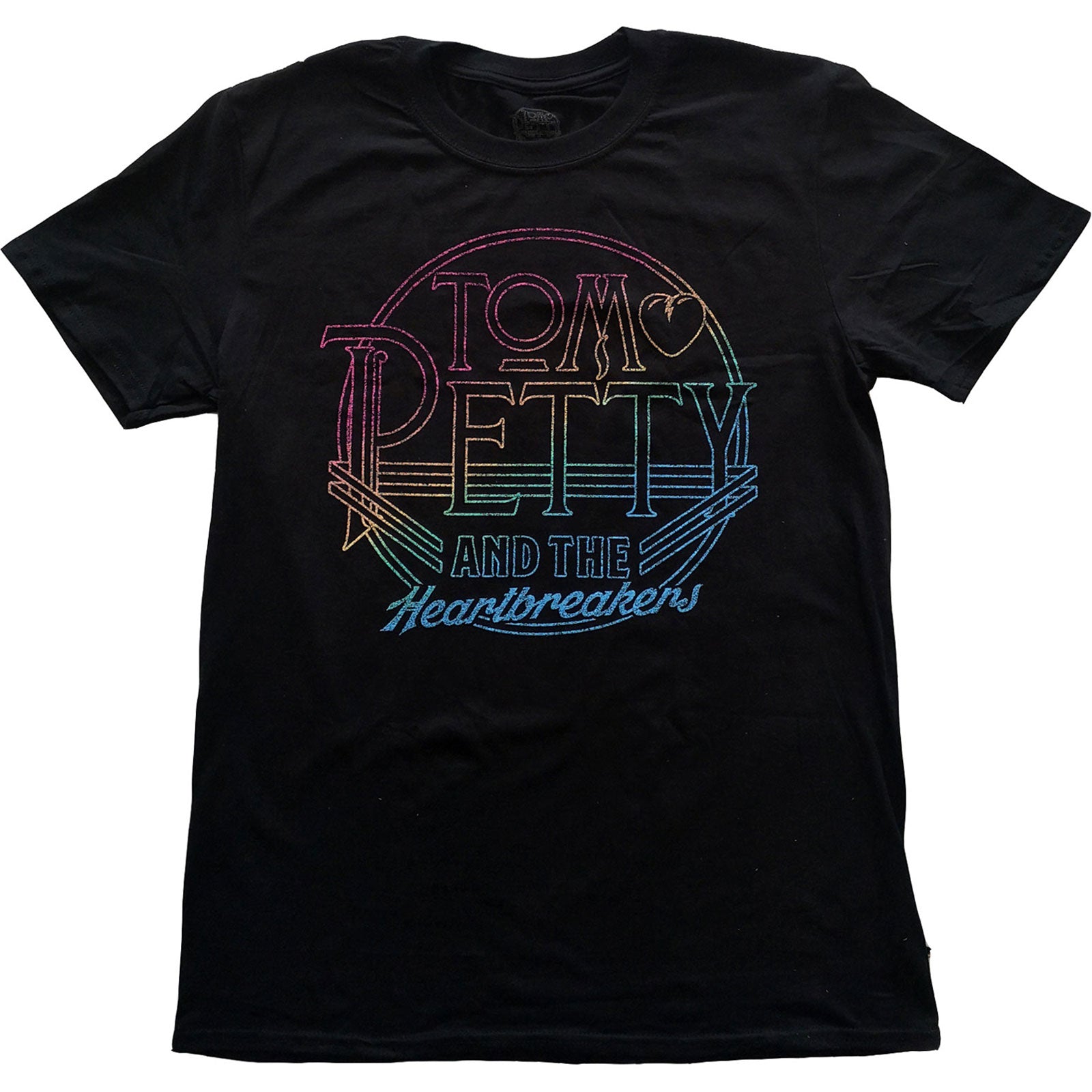 TOM PETTY &amp; THE HEARTBREAKERS Attractive T-Shirt, Circle Logo