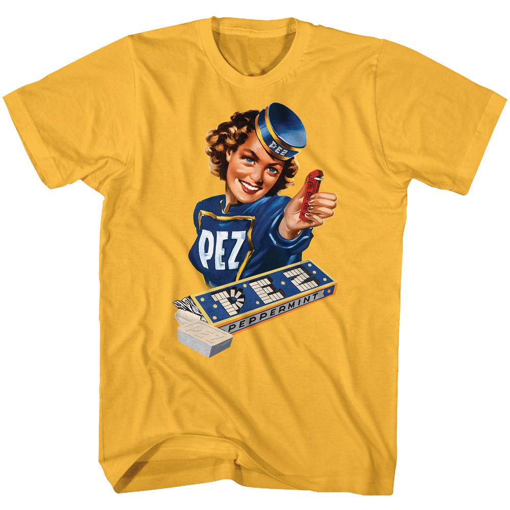 PEZ Cute T-Shirt, Vintage Pez Girl | Authentic Band Merch