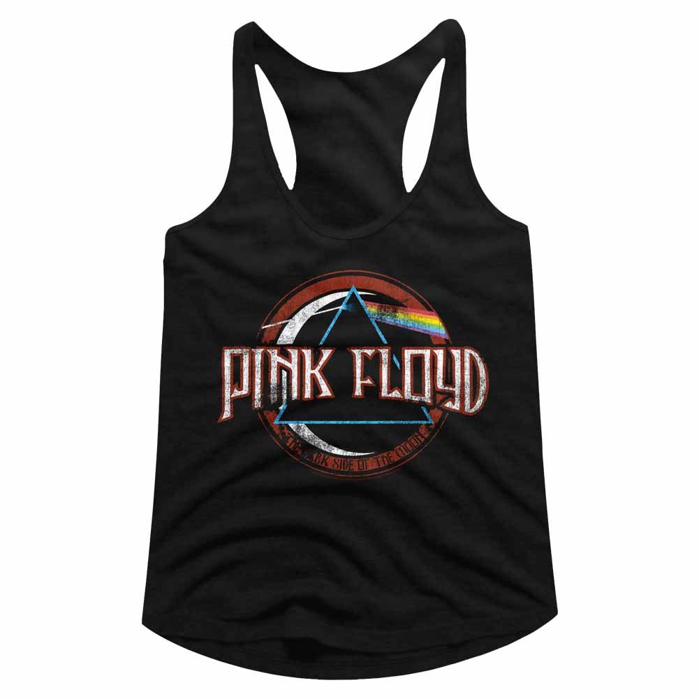 Women Exclusive PINK FLOYD Eye-Catching Racerback, Logo Pink