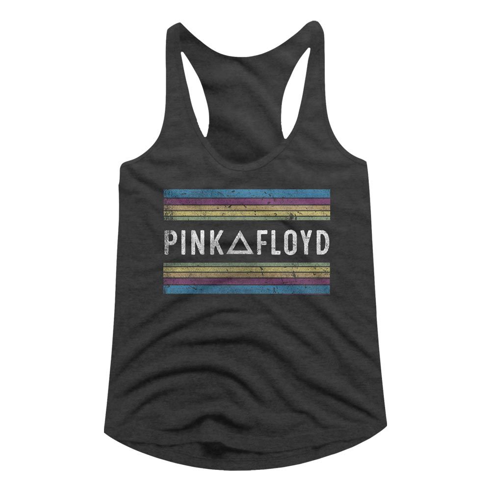 Women Exclusive PINK FLOYD Eye-Catching Racerback, Rainbows