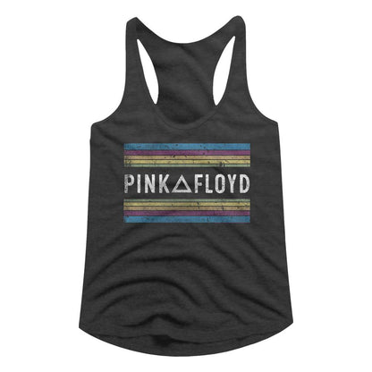 Women Exclusive PINK FLOYD Eye-Catching Racerback, Rainbows