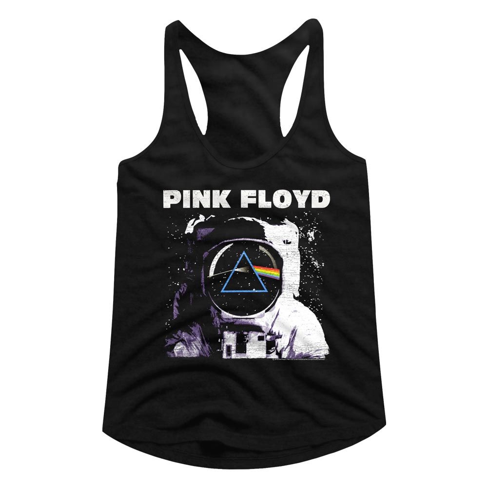 Women Exclusive PINK FLOYD Eye-Catching Racerback, Moon Reflection