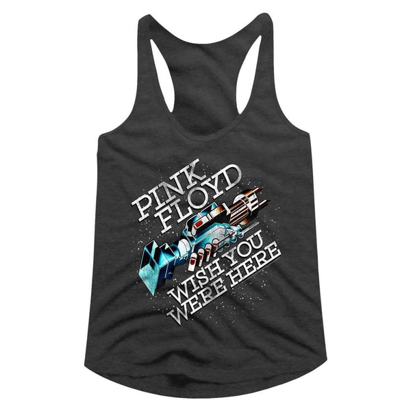 Women Exclusive PINK FLOYD Eye-Catching Racerback, WYWH In Space