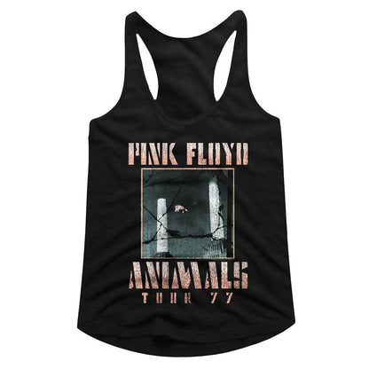 Women Exclusive PINK FLOYD Eye-Catching Racerback, Animals Tour 77