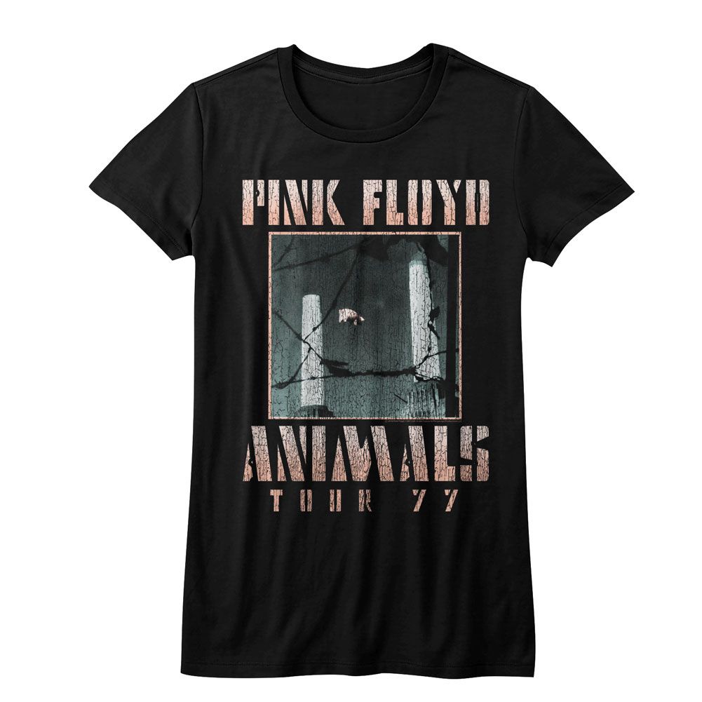 Women Exclusive PINK FLOYD T-Shirt, Animals Tour 77