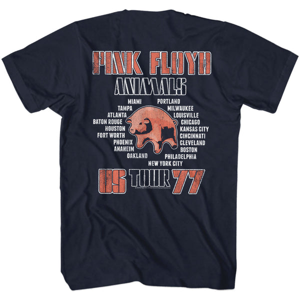 PINK FLOYD Eye-Catching T-Shirt, Animals US Tour 77