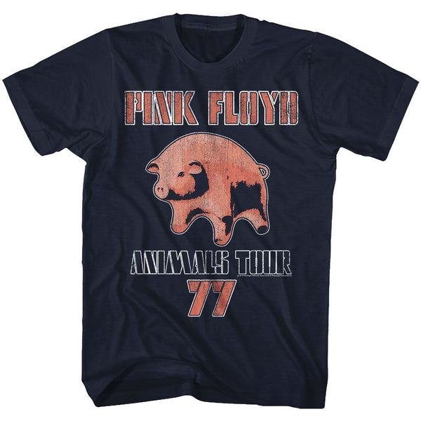 PINK FLOYD Eye-Catching T-Shirt, Tour 77