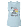 Women Exclusive PINK FLOYD Eye-Catching Muscle Tank, Prism Faded