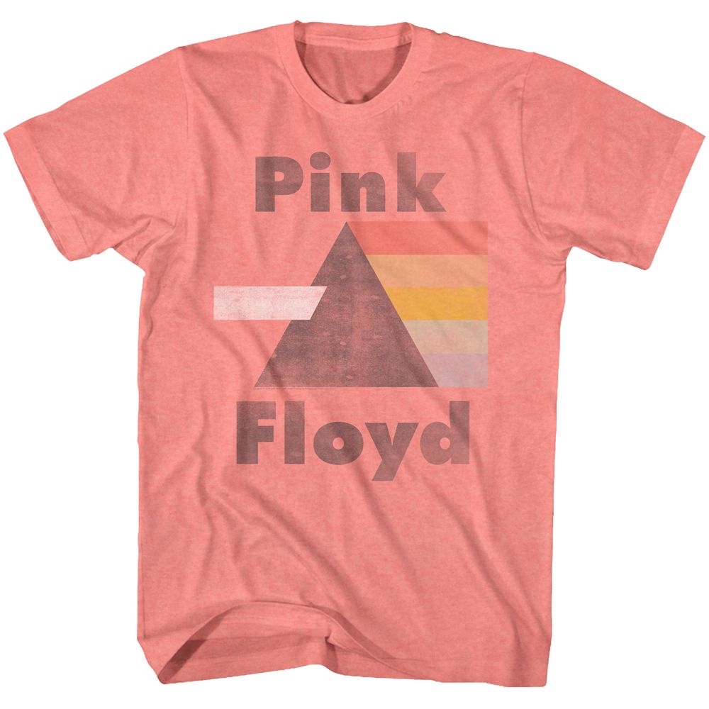 PINK FLOYD Eye-Catching T-Shirt, Prism Faded