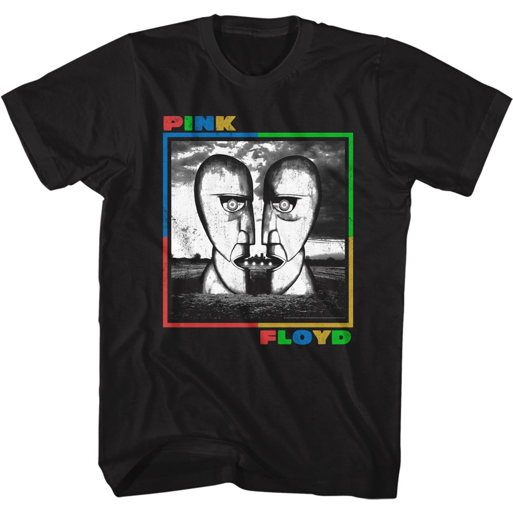 PINK FLOYD Eye-Catching T-Shirt, B&amp;W Division Bell