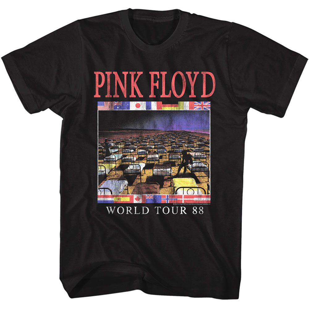 PINK FLOYD Eye-Catching T-Shirt, World Tour 88