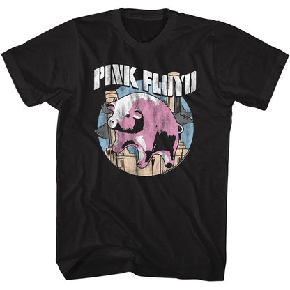 PINK FLOYD Eye-Catching T-Shirt, Flying Pig