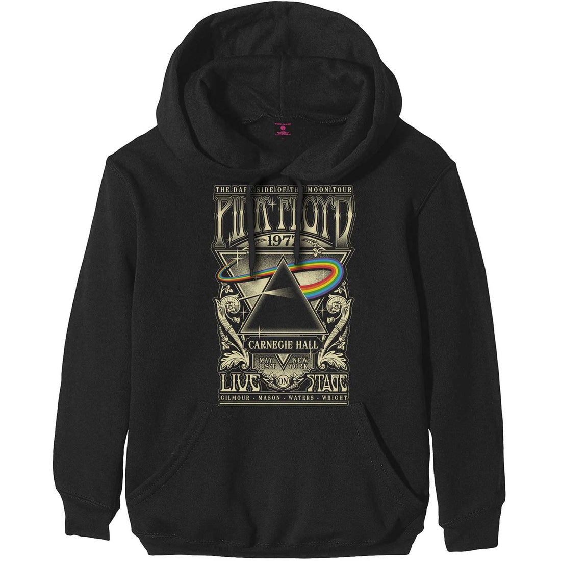 PINK FLOYD Attractive Hoodie, Carnegie Hall Poster