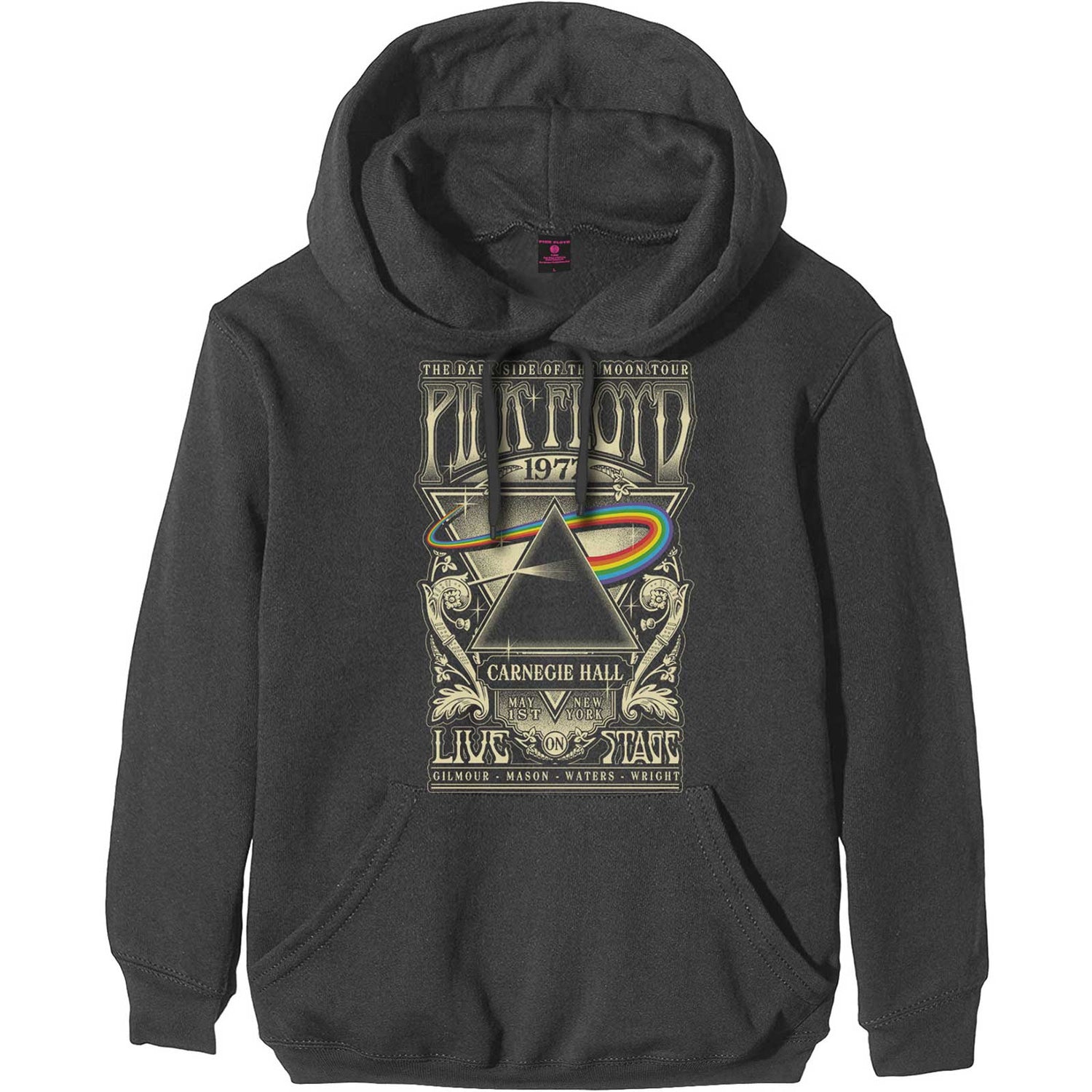 PINK FLOYD Attractive Hoodie, Carnegie Hall Poster