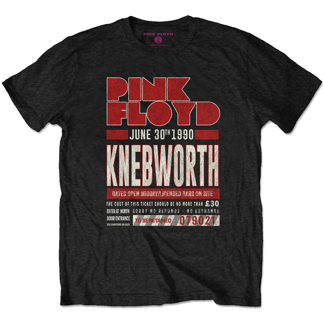 PINK FLOYD Attractive T-Shirt, Knebworth &