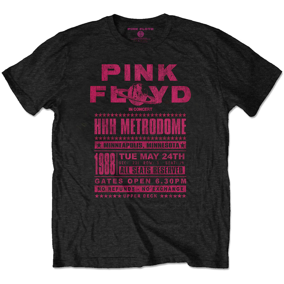 PINK FLOYD Attractive T-Shirt, Metrodome &