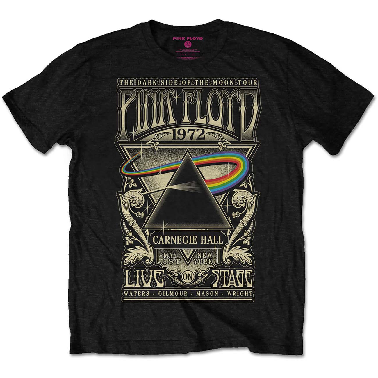 PINK FLOYD Attractive T-Shirt, Carnegie Hall Poster