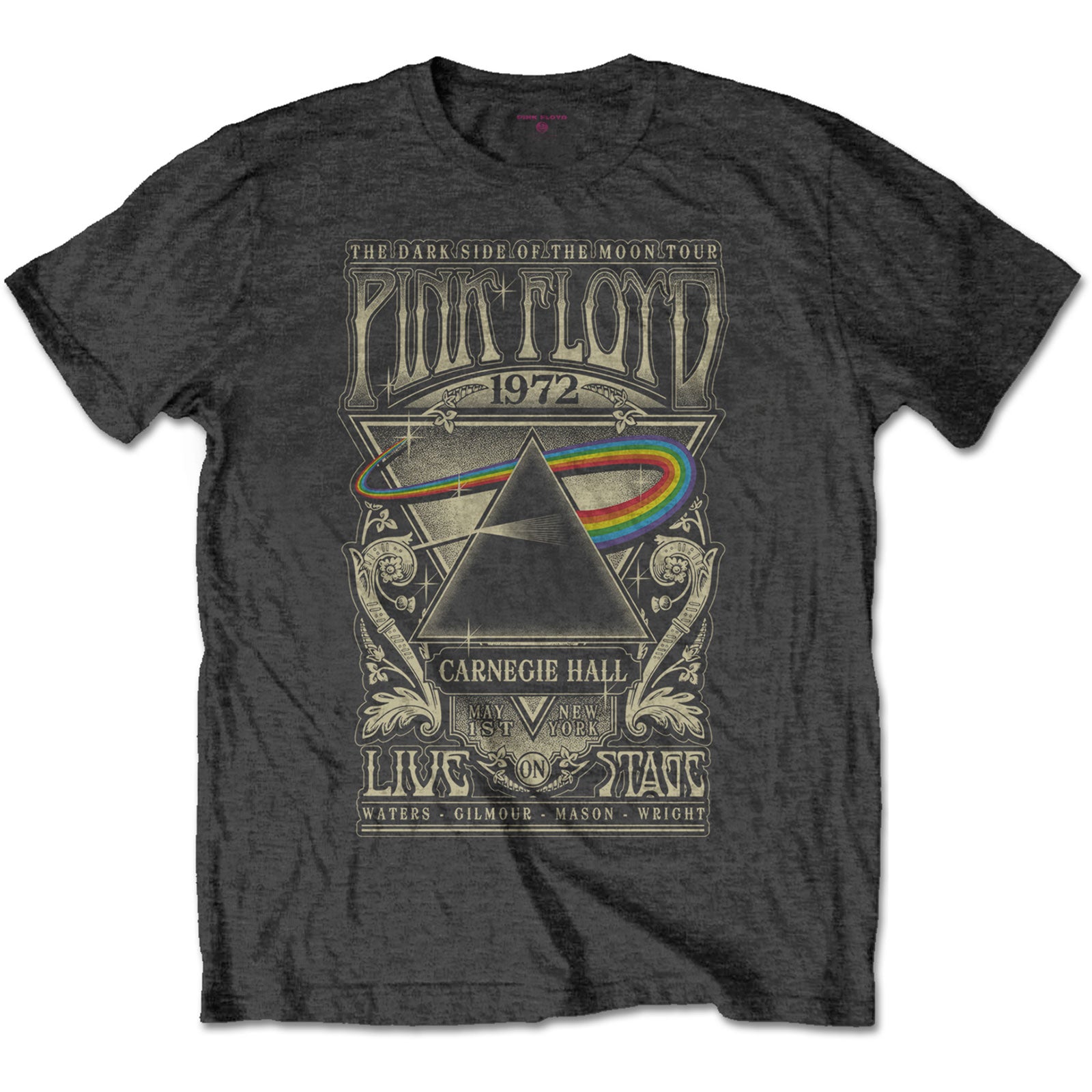 PINK FLOYD Attractive T-Shirt, Carnegie Hall Poster