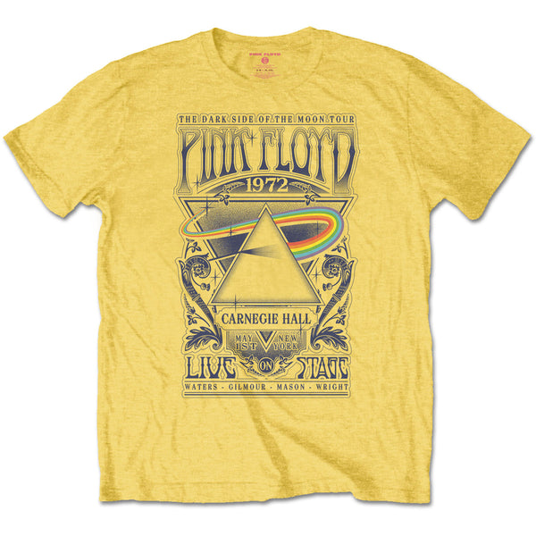 PINK FLOYD Attractive T-Shirt, Carnegie Hall Poster