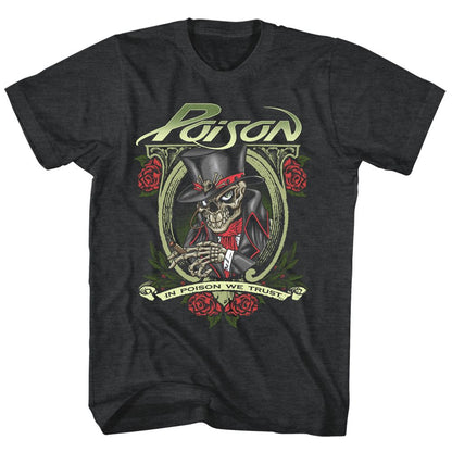 POISON Eye-Catching T-Shirt, In Poison We Trust