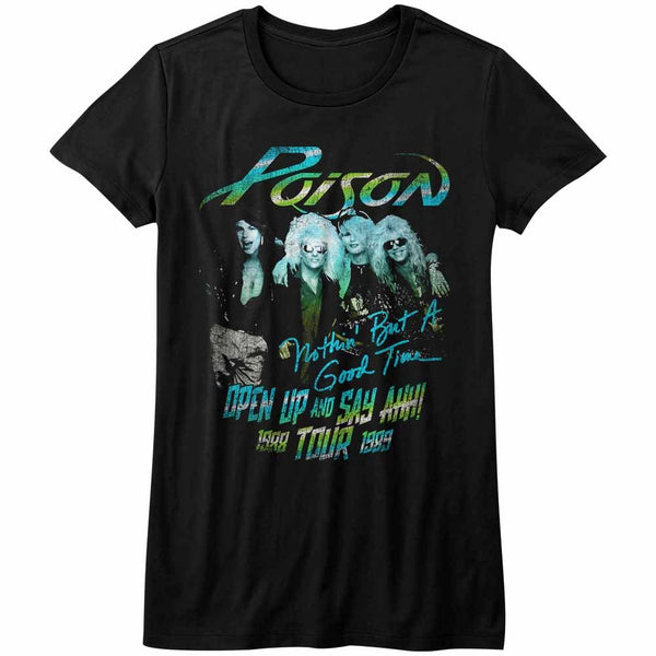 Women Exclusive POISON T-Shirt, Tour 1988-89