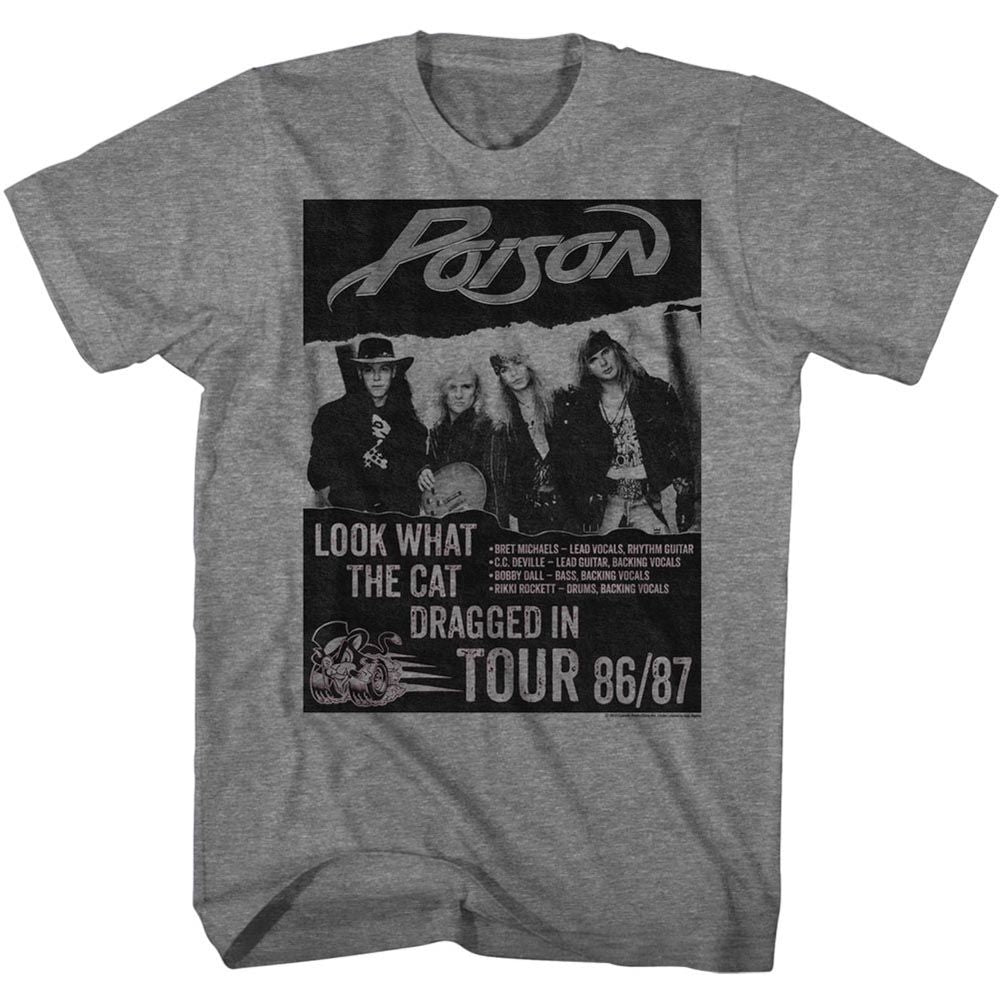 POISON Eye-Catching T-Shirt, Look What Tour 86-87