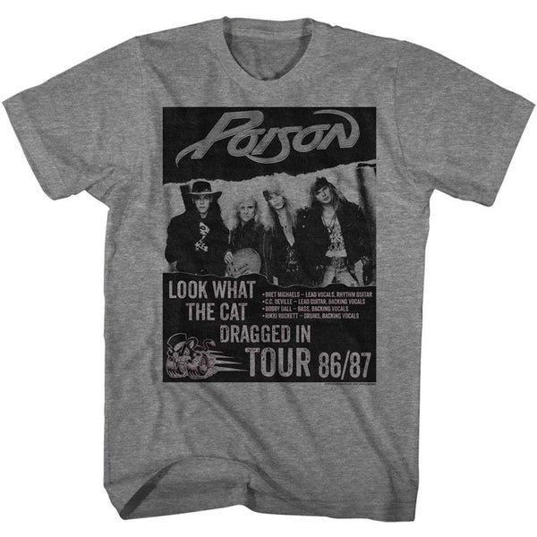 POISON Eye-Catching T-Shirt, Look What Tour 86-87