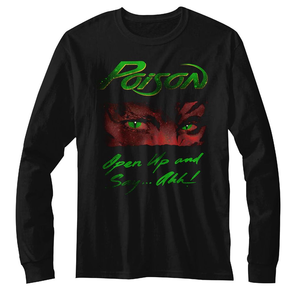 POISON Eye-Catching Long Sleeve T-Shirt, Open Up