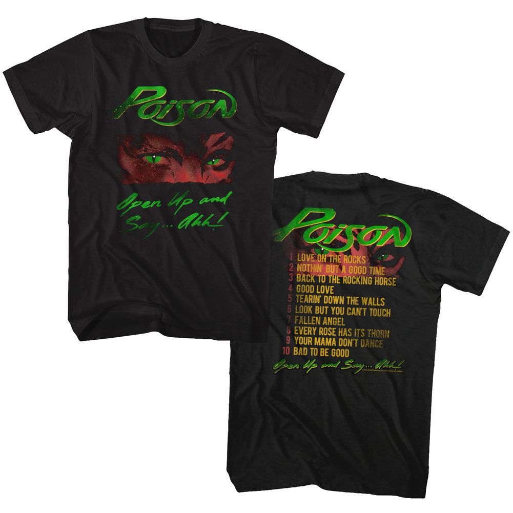 POISON Eye-Catching T-Shirt, Open Up Tour