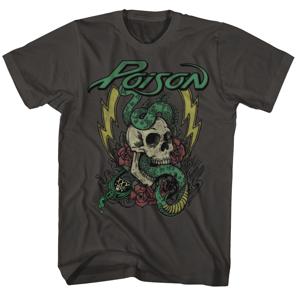 POISON Eye-Catching T-Shirt, Colored Tattoo