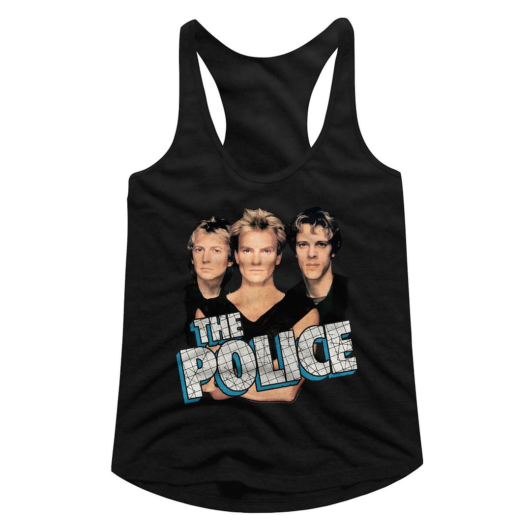 Women Exclusive THE POLICE Eye-Catching Raceback, Boys N Blue