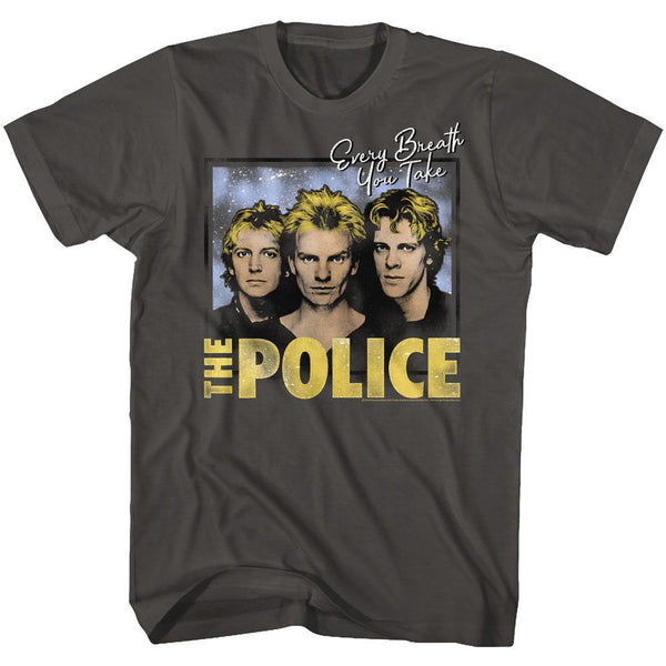 THE POLICE Eye-Catching T-Shirt, Every Breath You Take