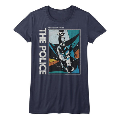 Women Exclusive THE POLICE T-Shirt, Message In A Bottle