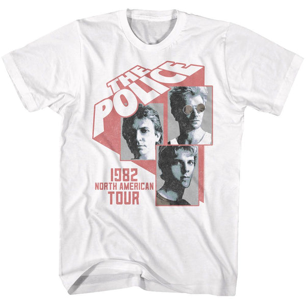 THE POLICE Eye-Catching T-Shirt, NA 1982 Tour