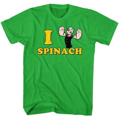 POPEYE Witty T-Shirt, I &lt;3 Spinach