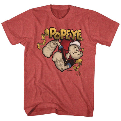 POPEYE Witty T-Shirt, Gold Banner