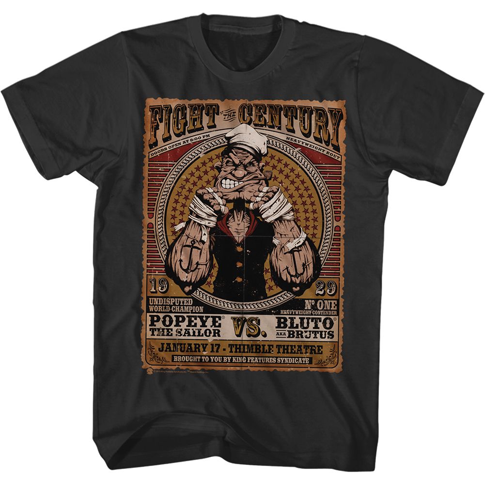 POPEYE Witty T-Shirt, Fight Of The Century