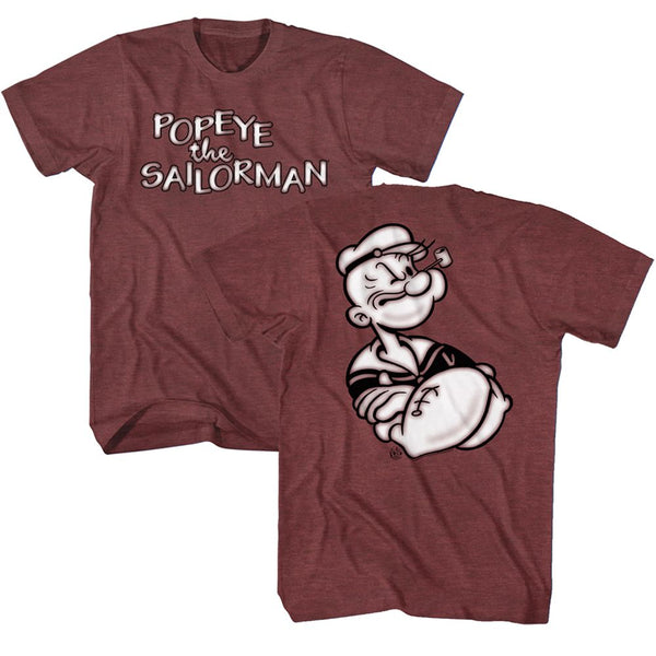 POPEYE Witty T-Shirt, Two Sided Arms Crossed