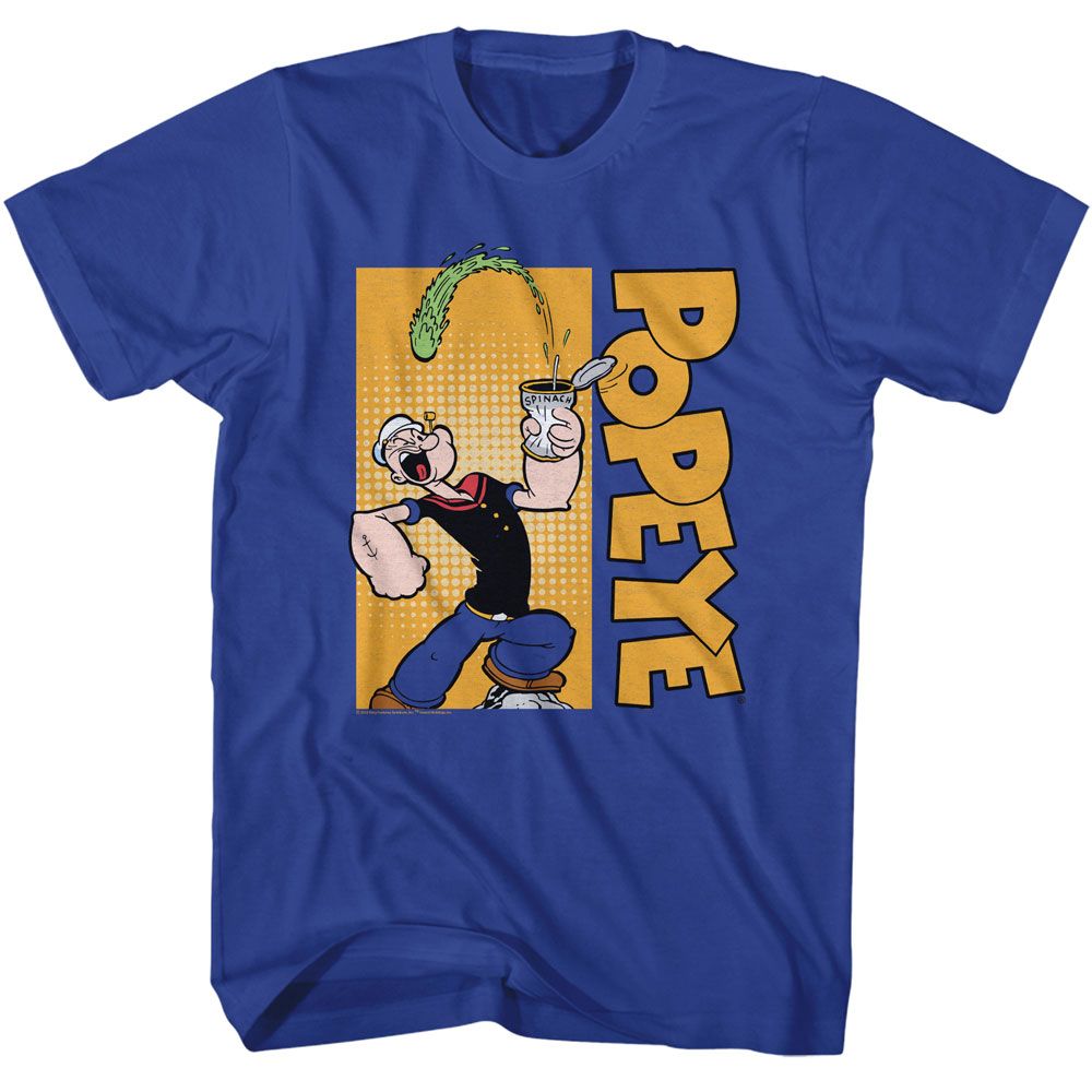 POPEYE Eye-Catching T-Shirt, Veritical Logo