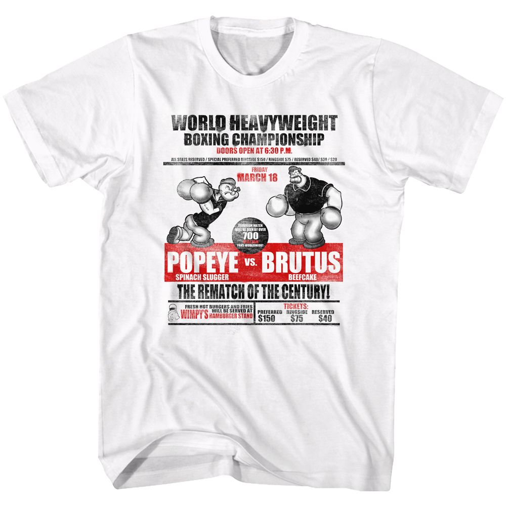 POPEYE Witty T-Shirt, Popeye Vs. Brutus