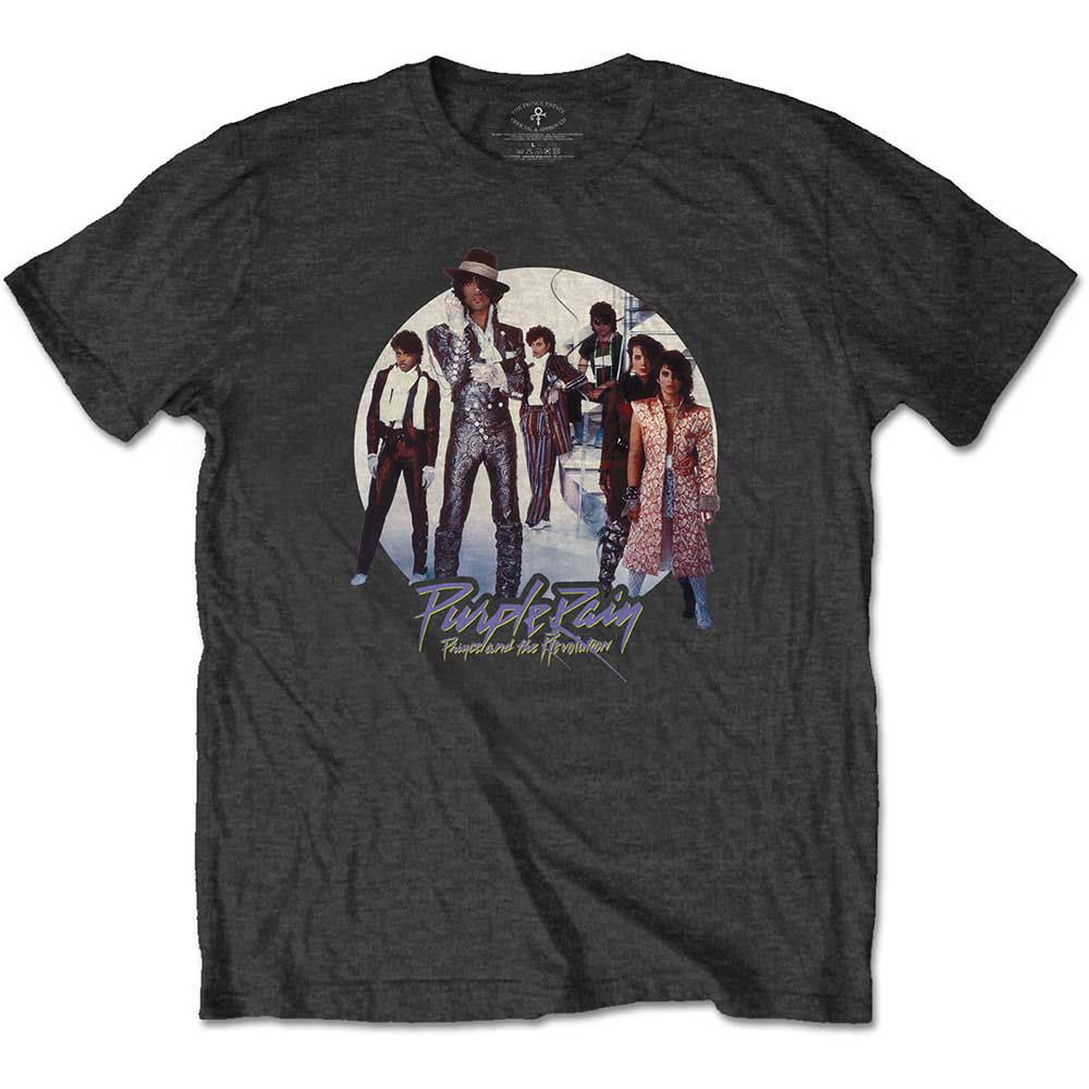 PRINCE Attractive T-Shirt, Purple Rain Circle