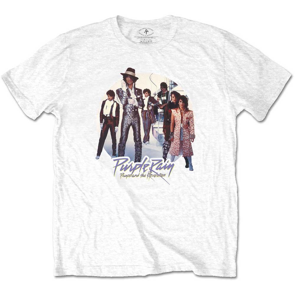 PRINCE Attractive T-Shirt, Purple Rain Circle