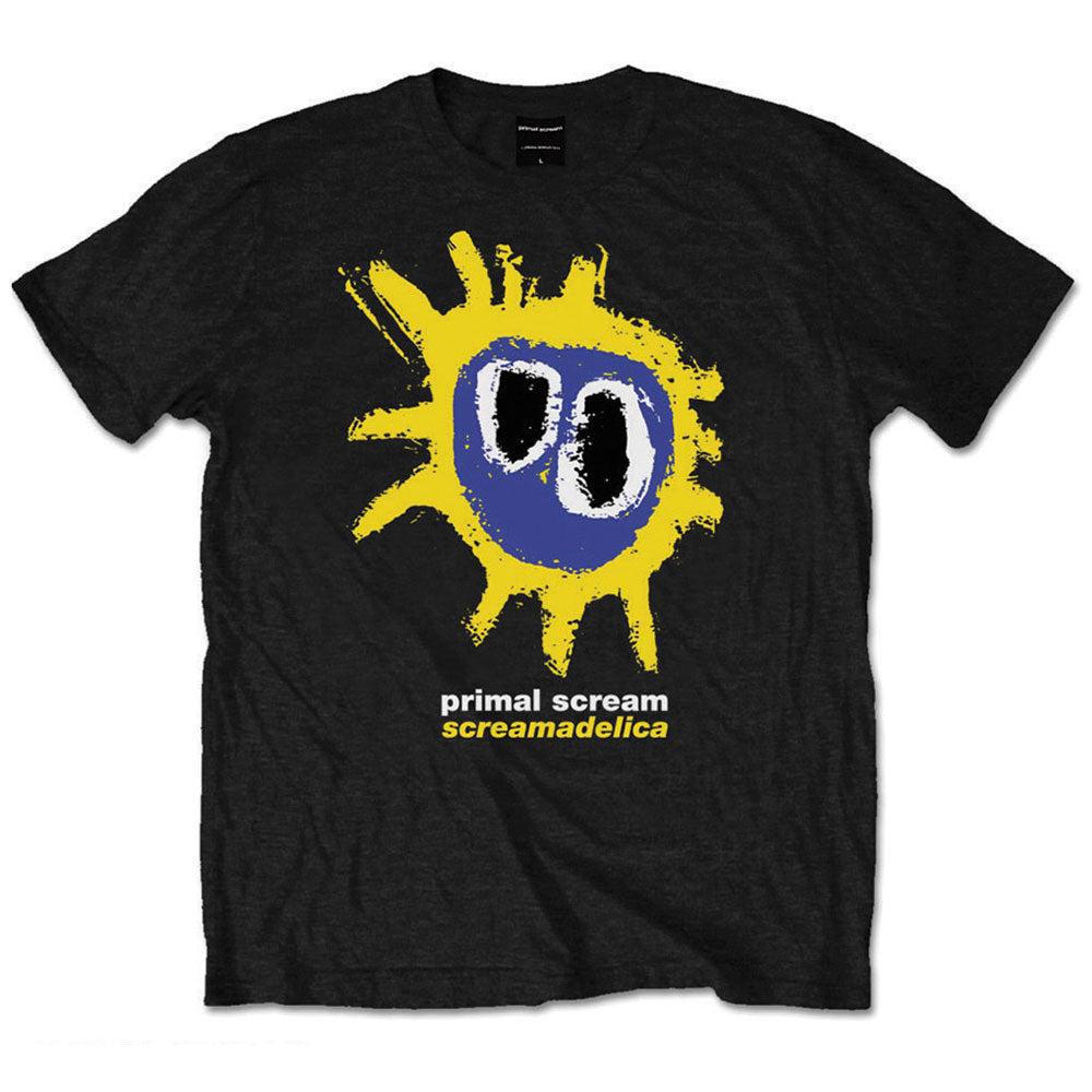 PRIMAL SCREAM Attractive T-Shirt, Screamadelica Yellow