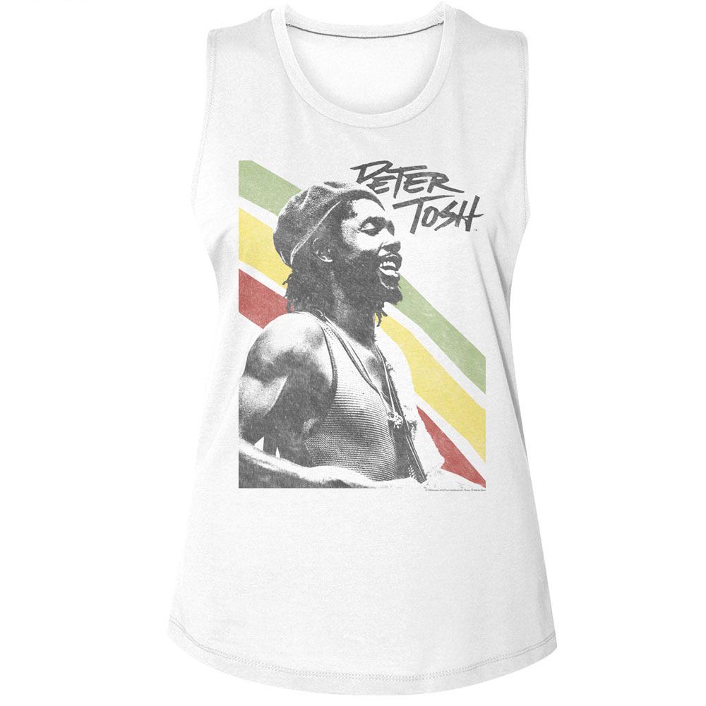 PETER TOSH Tank Top, Rasta Stripes