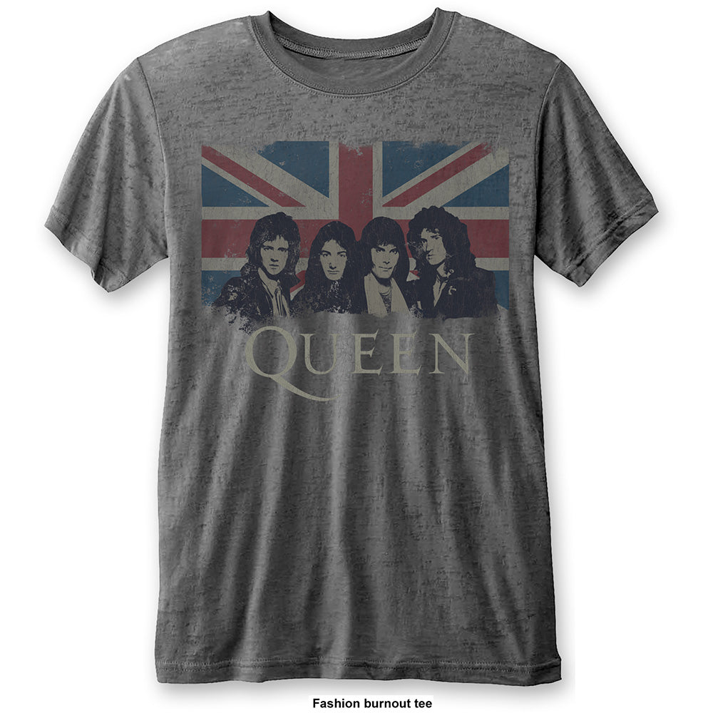 QUEEN Attractive T-Shirt, Vintage Union Jack