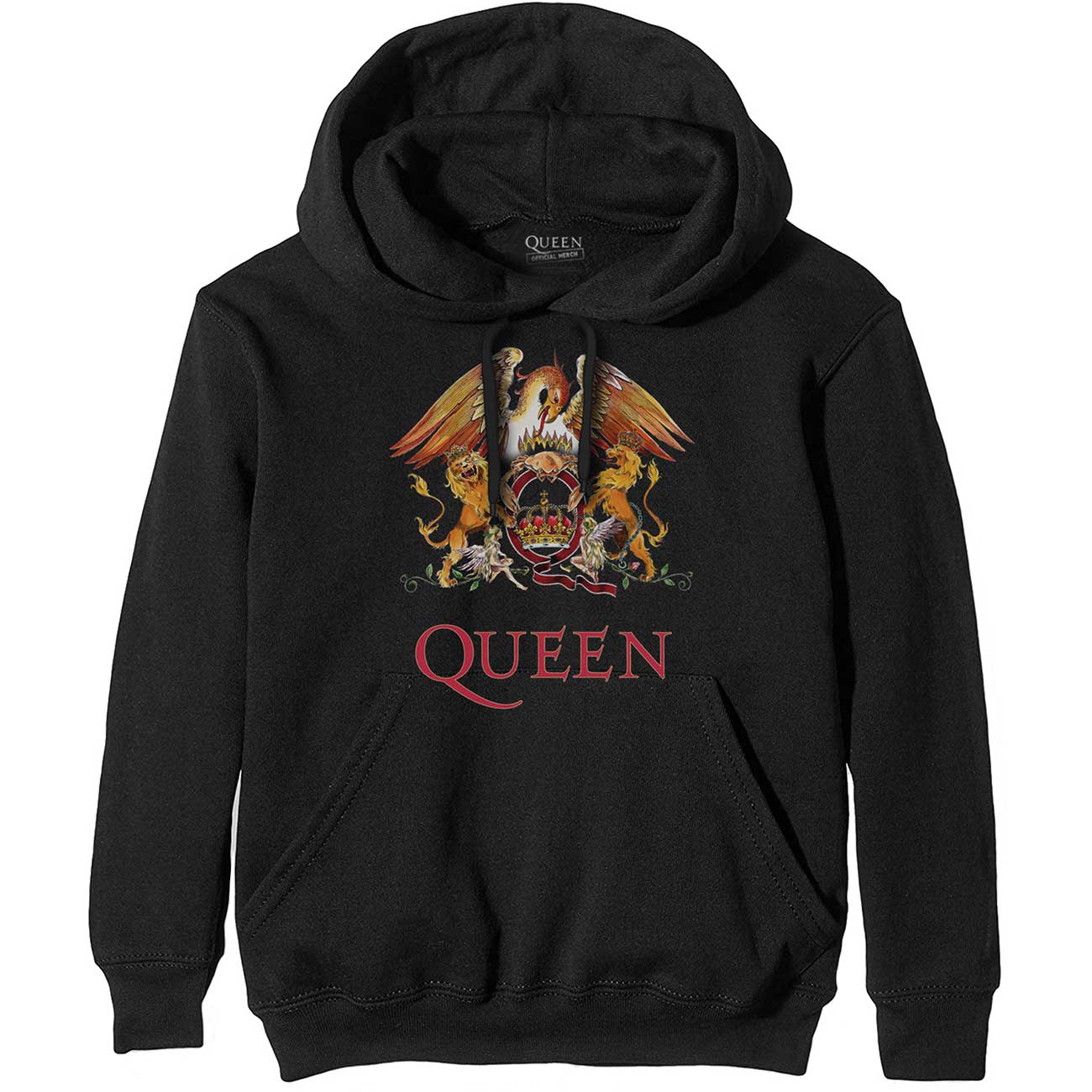 QUEEN Attractive Hoodie, Classic Crest