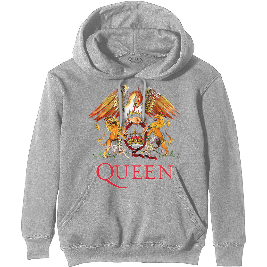 QUEEN Attractive Hoodie, Classic Crest