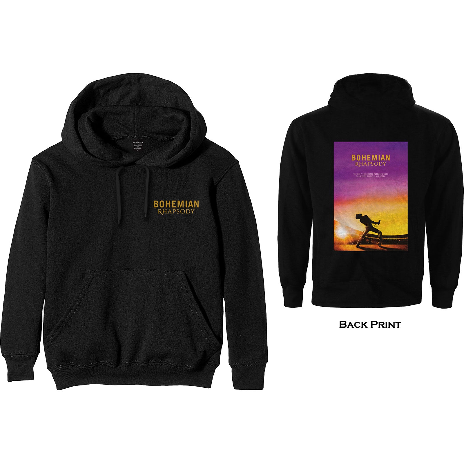 QUEEN Attractive Hoodie, Bohemian Rhapsody Movie Poster