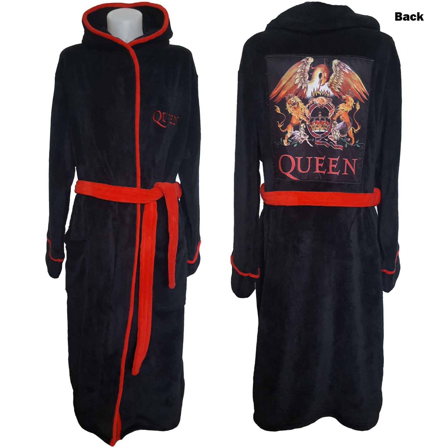 QUEEN Attractive Bathrobe, Classic Crest